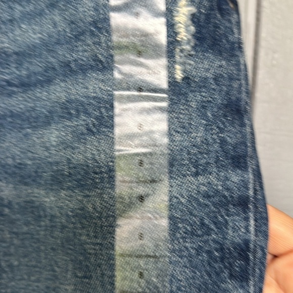 NWT Free Assembly Straight Distressed Jeans 8 - Picture 8 of 12